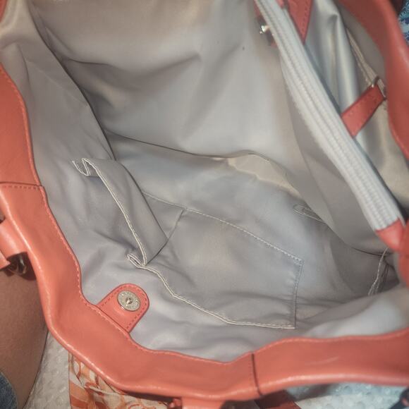 COACH EUC KRISTIN LEATHER CORAL SATCHEL CROSSBODY BAG - Picture 10 of 10